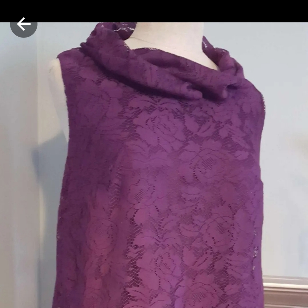 Lane Bryant size 14 tunic lace top